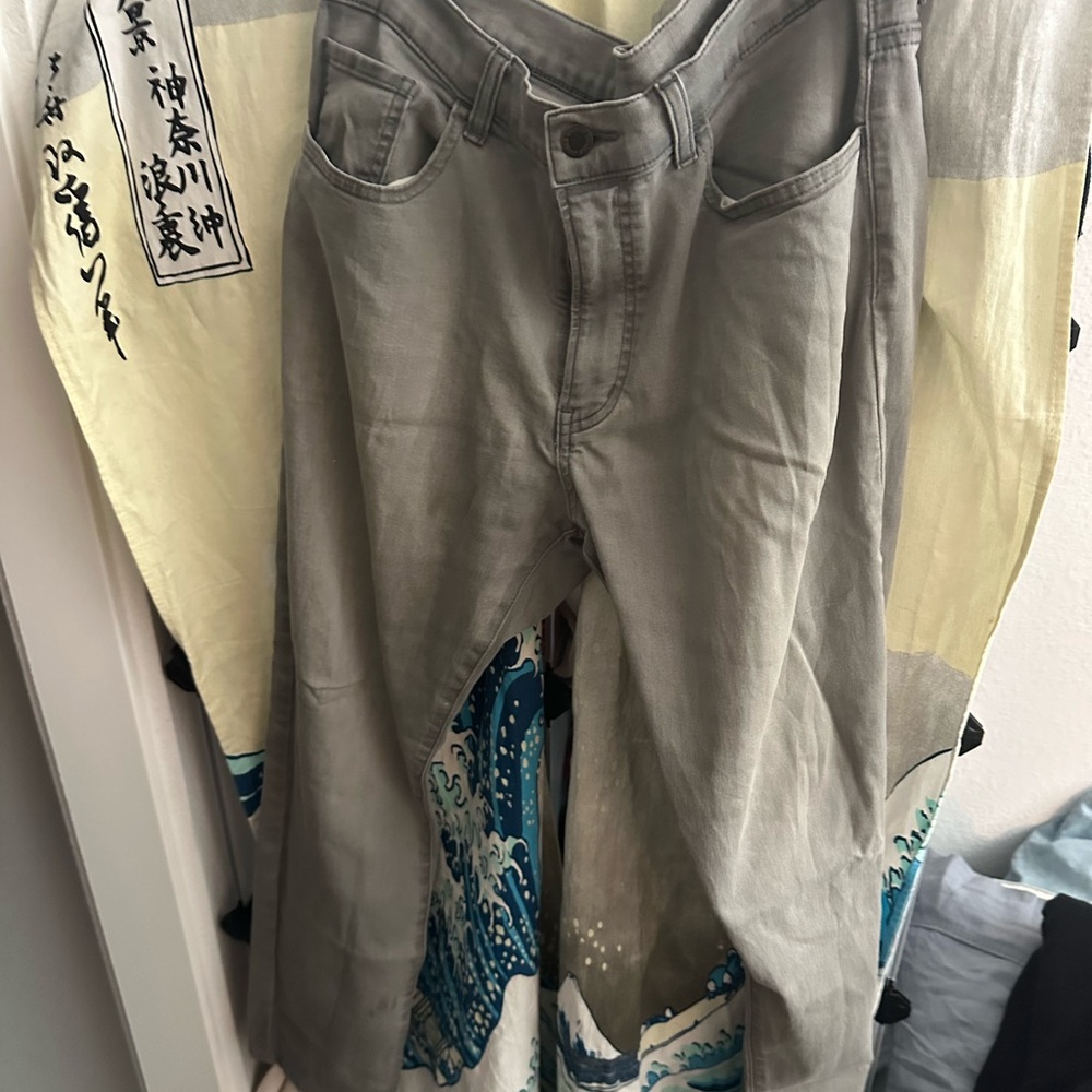 Men's Gray Uniqlo Jeans